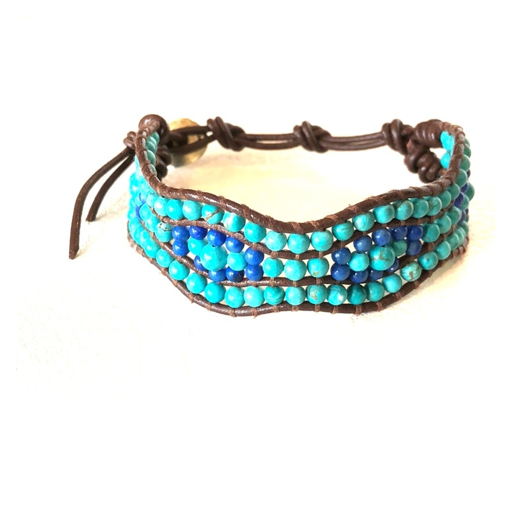 CHAN LUU MULTI BEAD WRAP BRACELET